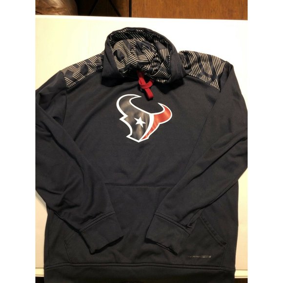 Majestic Houston Texans Blue Hoodie Men’s Medium - Picture 7 of 8